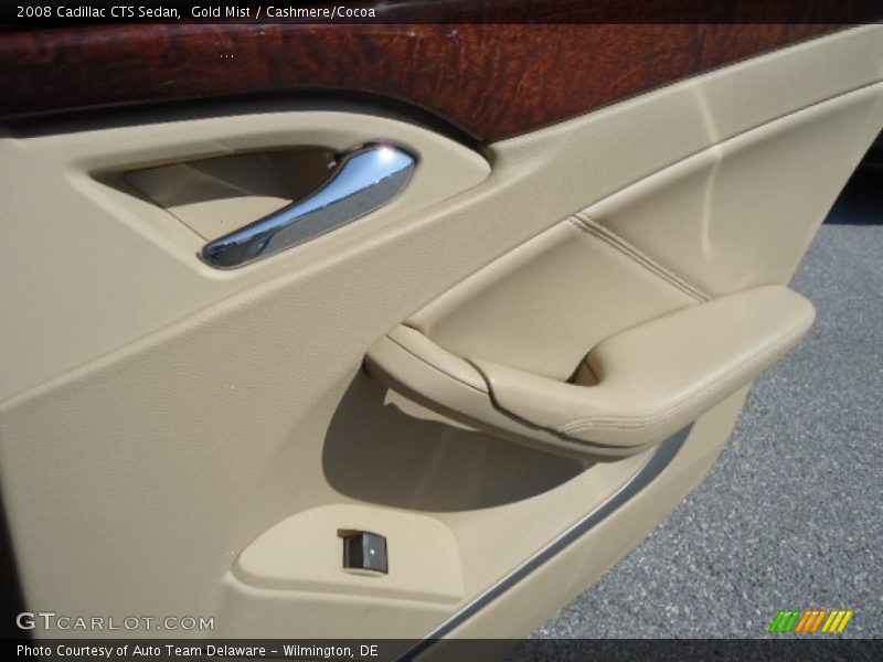 Gold Mist / Cashmere/Cocoa 2008 Cadillac CTS Sedan