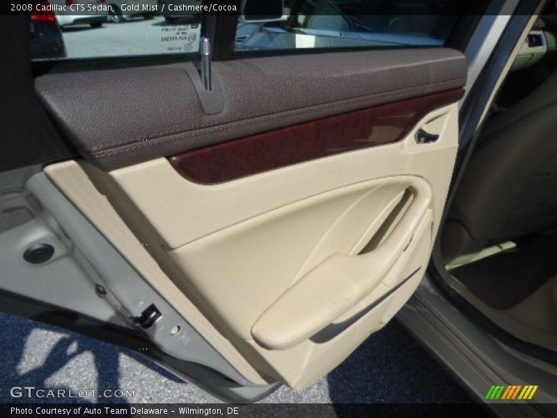 Gold Mist / Cashmere/Cocoa 2008 Cadillac CTS Sedan