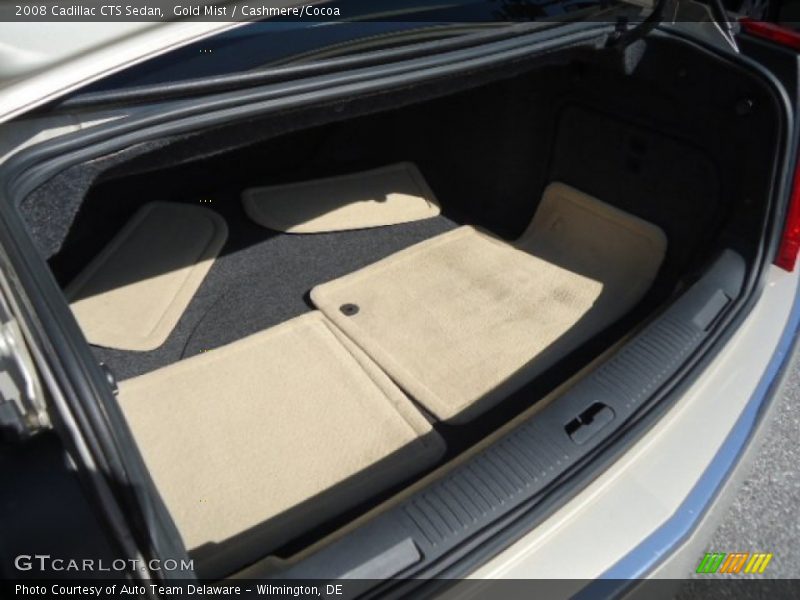 Gold Mist / Cashmere/Cocoa 2008 Cadillac CTS Sedan