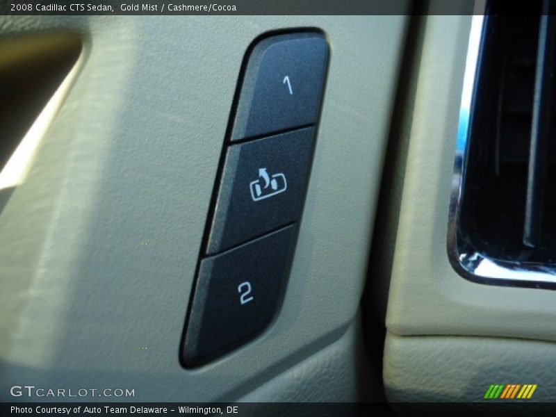 Gold Mist / Cashmere/Cocoa 2008 Cadillac CTS Sedan