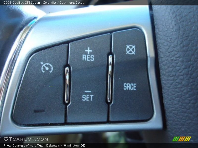 Gold Mist / Cashmere/Cocoa 2008 Cadillac CTS Sedan
