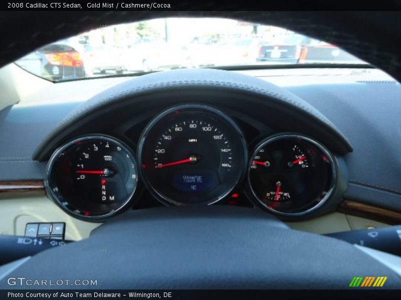Gold Mist / Cashmere/Cocoa 2008 Cadillac CTS Sedan