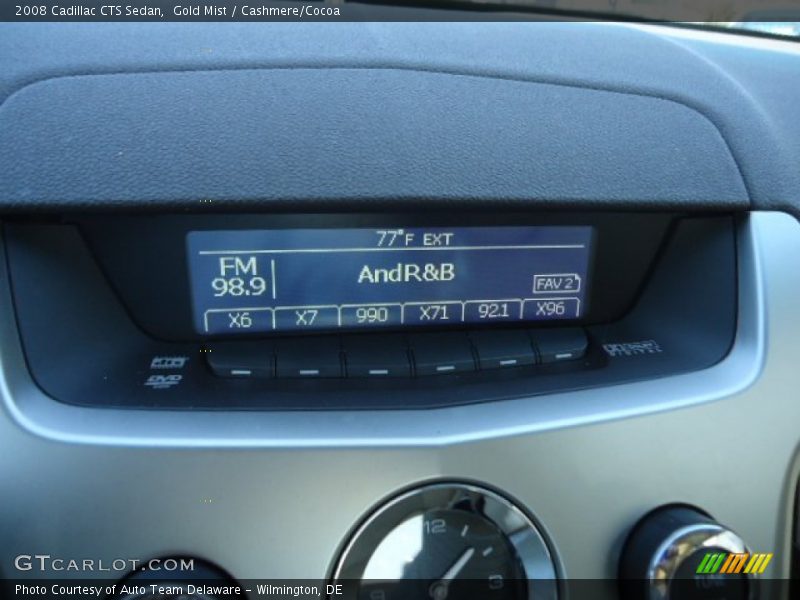 Gold Mist / Cashmere/Cocoa 2008 Cadillac CTS Sedan
