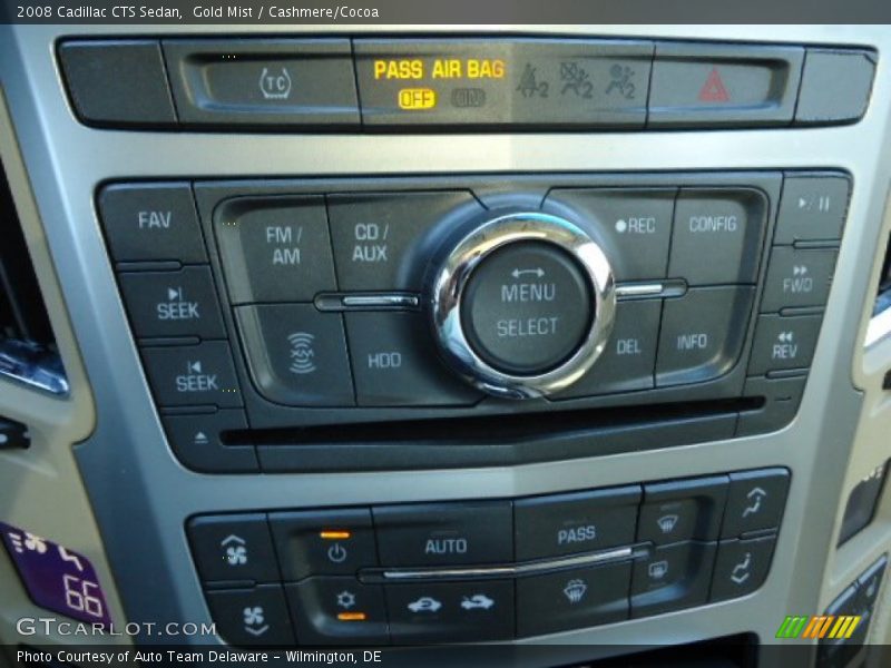 Gold Mist / Cashmere/Cocoa 2008 Cadillac CTS Sedan