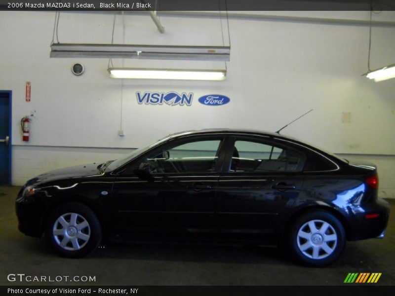 Black Mica / Black 2006 Mazda MAZDA3 i Sedan