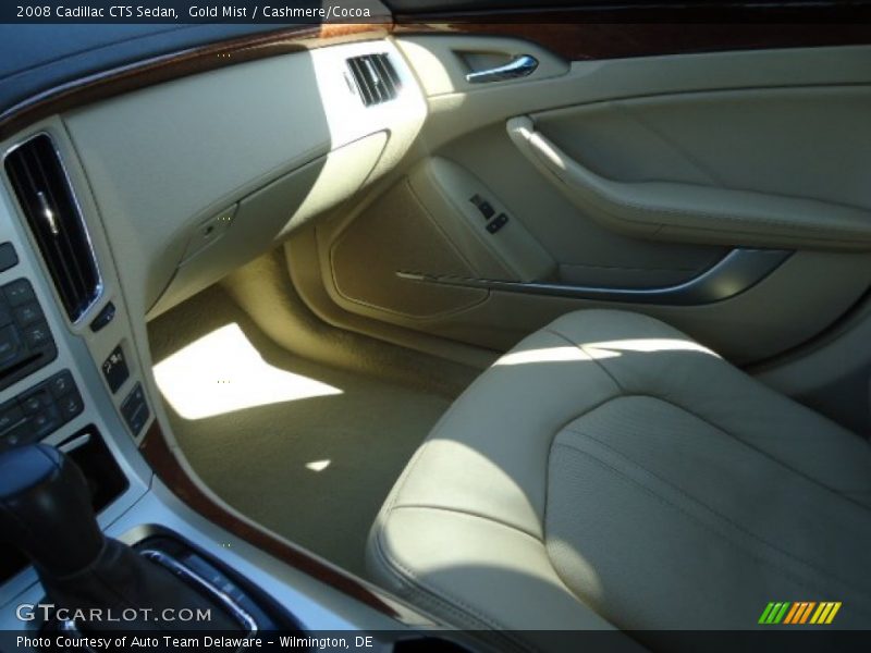 Gold Mist / Cashmere/Cocoa 2008 Cadillac CTS Sedan