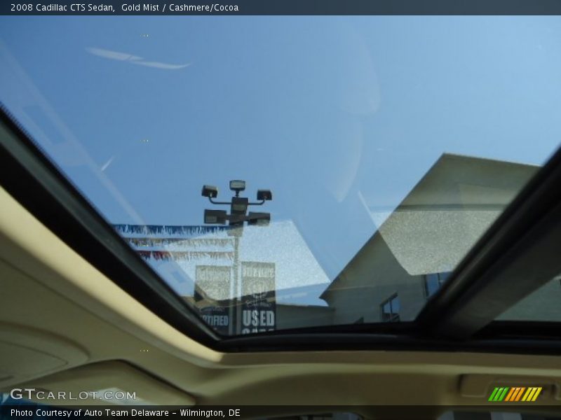 Gold Mist / Cashmere/Cocoa 2008 Cadillac CTS Sedan
