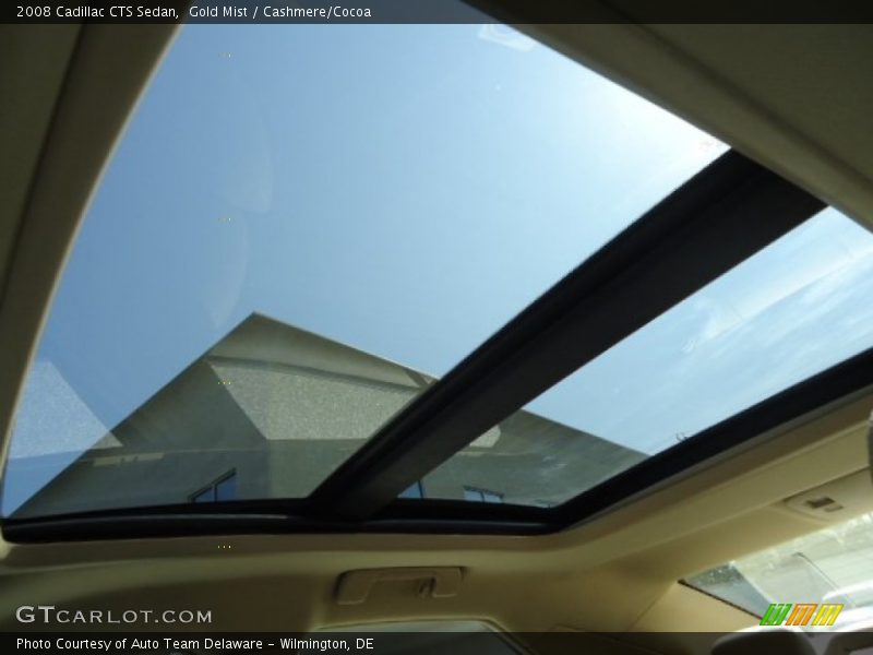 Gold Mist / Cashmere/Cocoa 2008 Cadillac CTS Sedan
