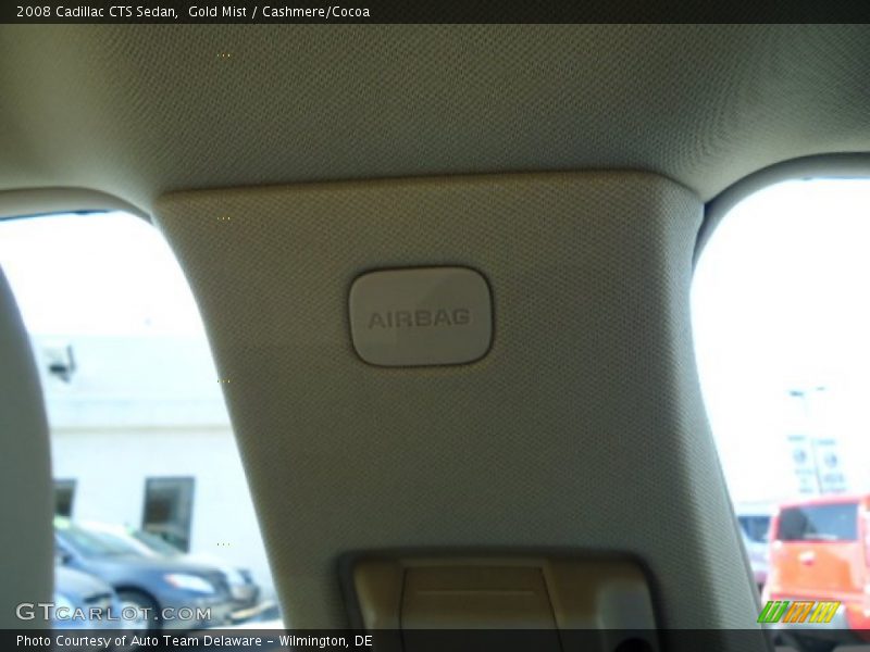 Gold Mist / Cashmere/Cocoa 2008 Cadillac CTS Sedan