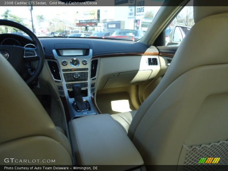 Gold Mist / Cashmere/Cocoa 2008 Cadillac CTS Sedan