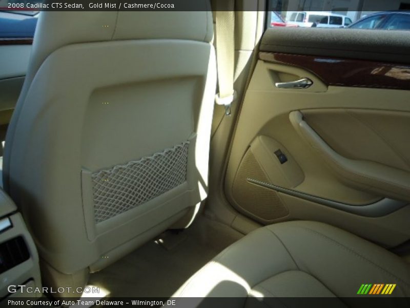 Gold Mist / Cashmere/Cocoa 2008 Cadillac CTS Sedan