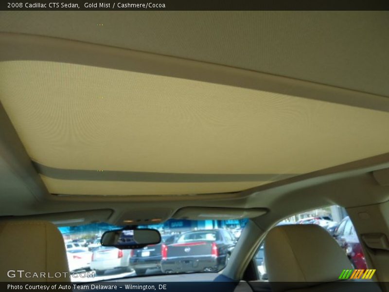 Gold Mist / Cashmere/Cocoa 2008 Cadillac CTS Sedan