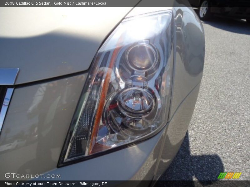 Gold Mist / Cashmere/Cocoa 2008 Cadillac CTS Sedan