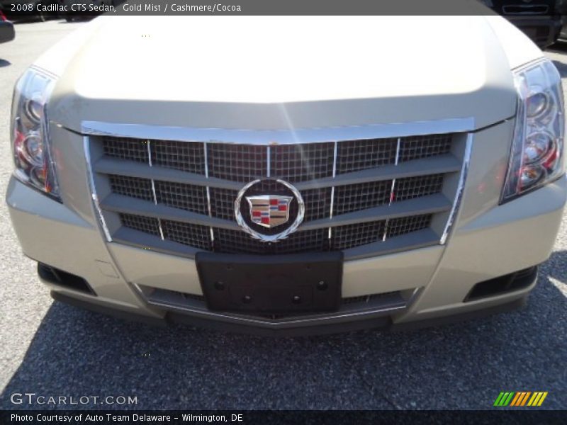 Gold Mist / Cashmere/Cocoa 2008 Cadillac CTS Sedan