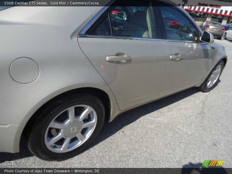 Gold Mist / Cashmere/Cocoa 2008 Cadillac CTS Sedan