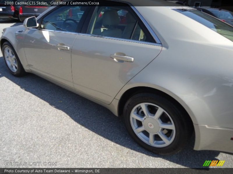 Gold Mist / Cashmere/Cocoa 2008 Cadillac CTS Sedan