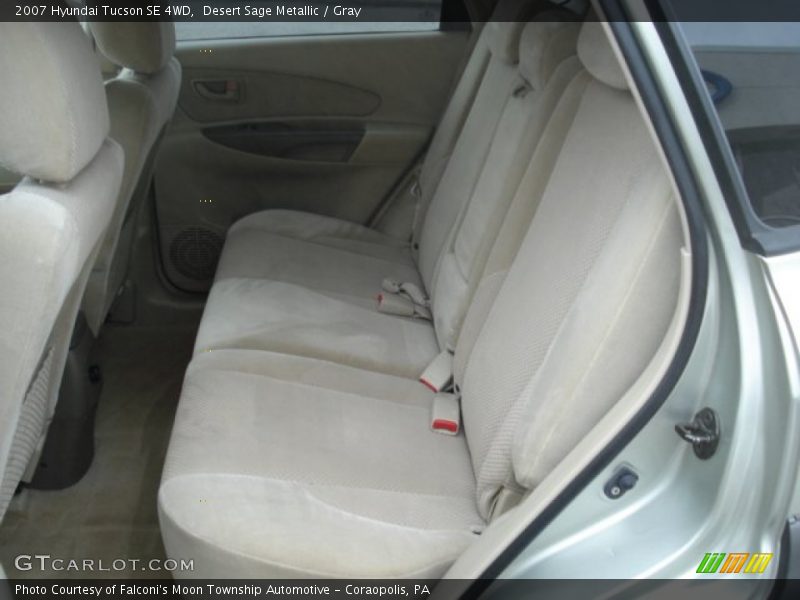 Desert Sage Metallic / Gray 2007 Hyundai Tucson SE 4WD