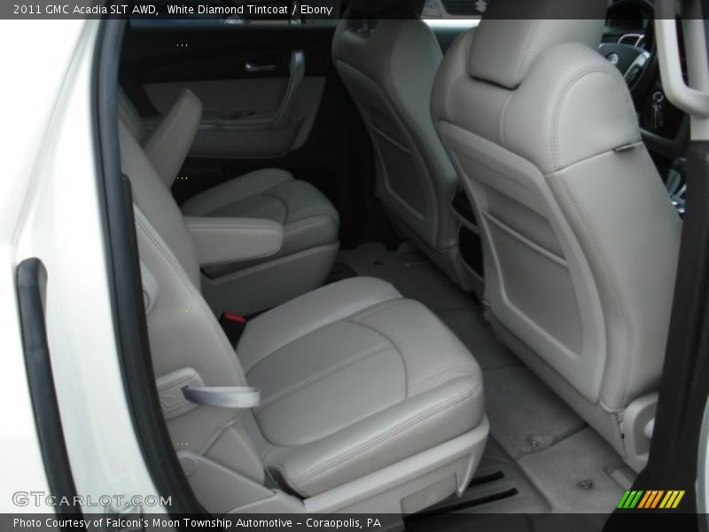 White Diamond Tintcoat / Ebony 2011 GMC Acadia SLT AWD
