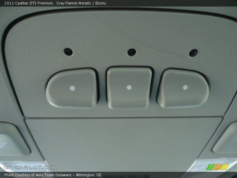 Gray Flannel Metallic / Ebony 2011 Cadillac DTS Premium
