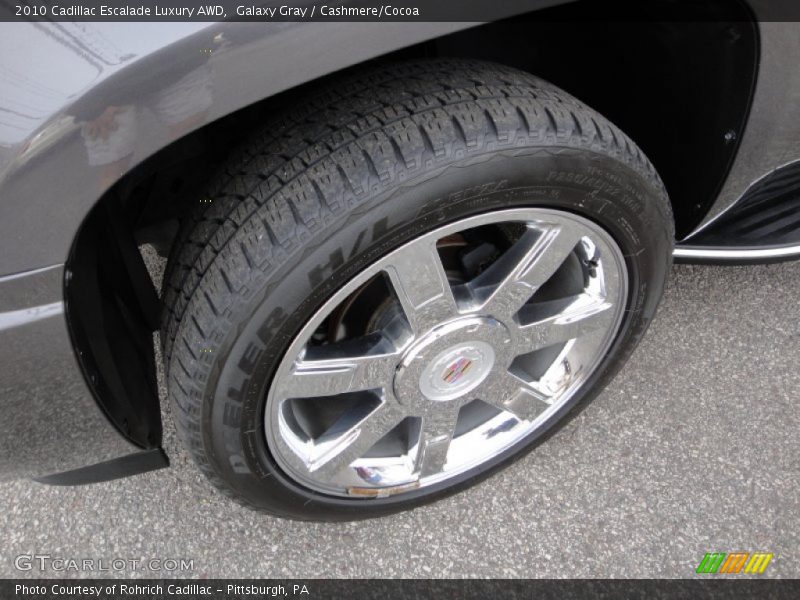 Galaxy Gray / Cashmere/Cocoa 2010 Cadillac Escalade Luxury AWD