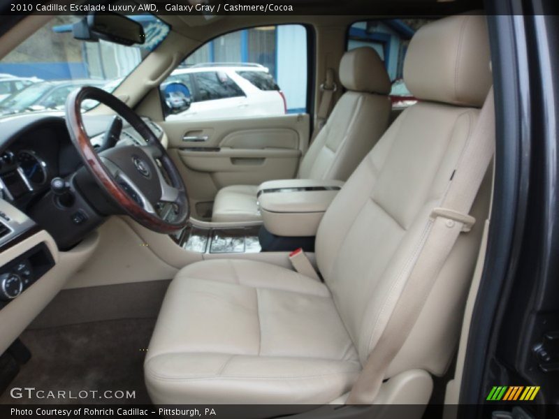 Galaxy Gray / Cashmere/Cocoa 2010 Cadillac Escalade Luxury AWD