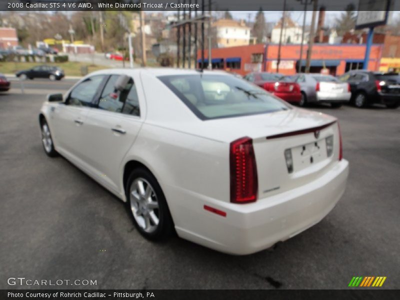 White Diamond Tricoat / Cashmere 2008 Cadillac STS 4 V6 AWD