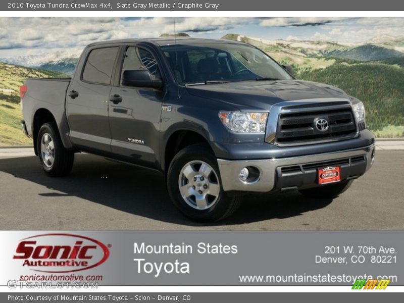 Slate Gray Metallic / Graphite Gray 2010 Toyota Tundra CrewMax 4x4