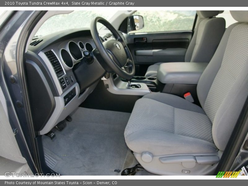 Slate Gray Metallic / Graphite Gray 2010 Toyota Tundra CrewMax 4x4