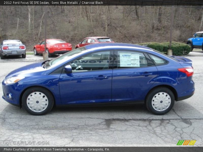  2012 Focus SE SFE Sedan Sonic Blue Metallic