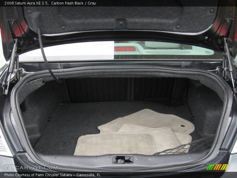 Carbon Flash Black / Gray 2008 Saturn Aura XE 3.5
