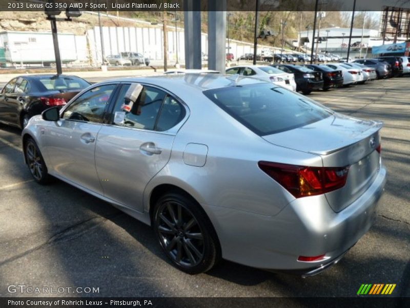 Liquid Platinum / Black 2013 Lexus GS 350 AWD F Sport