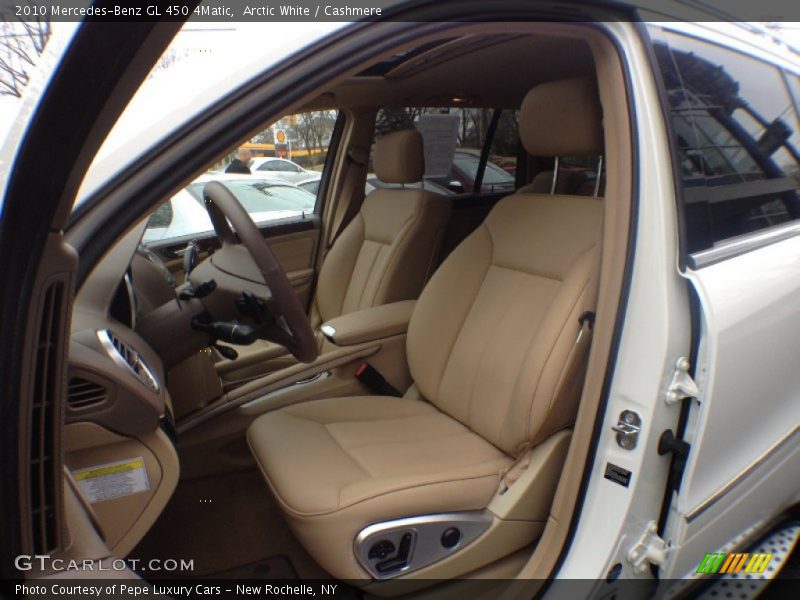 Front Seat of 2010 GL 450 4Matic