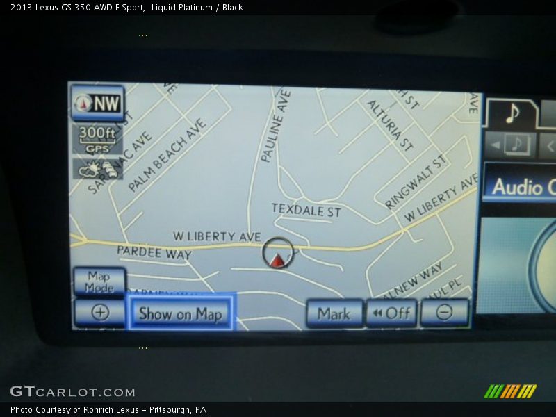 Liquid Platinum / Black 2013 Lexus GS 350 AWD F Sport