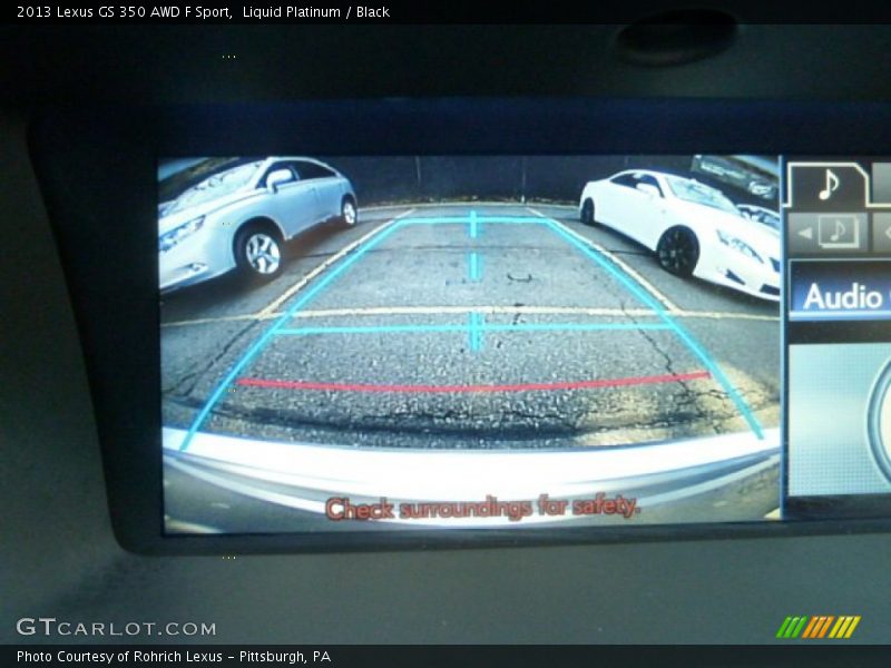 Liquid Platinum / Black 2013 Lexus GS 350 AWD F Sport
