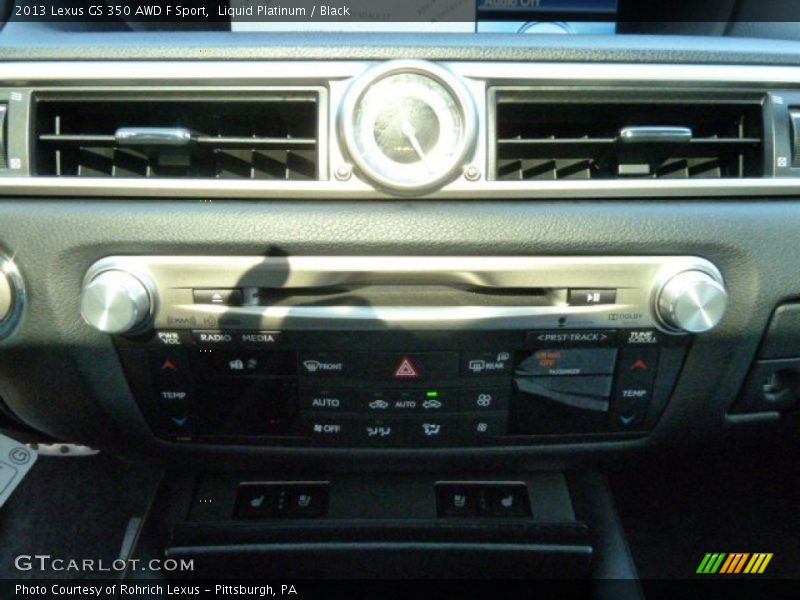 Liquid Platinum / Black 2013 Lexus GS 350 AWD F Sport