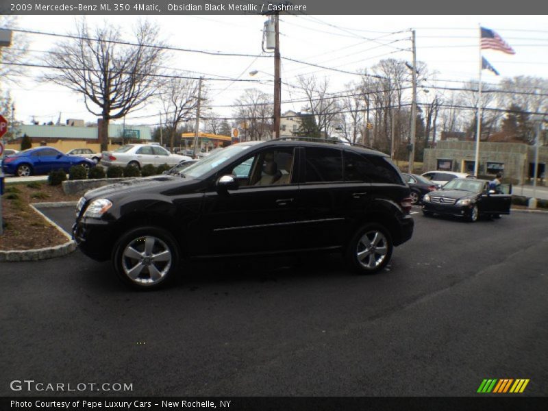 Obsidian Black Metallic / Cashmere 2009 Mercedes-Benz ML 350 4Matic