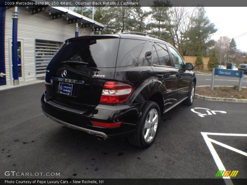 Obsidian Black Metallic / Cashmere 2009 Mercedes-Benz ML 350 4Matic