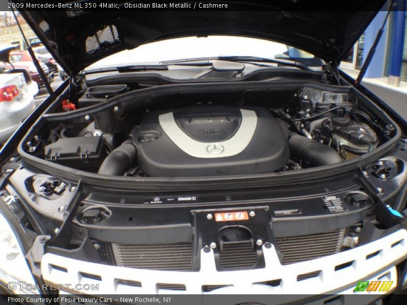 Obsidian Black Metallic / Cashmere 2009 Mercedes-Benz ML 350 4Matic