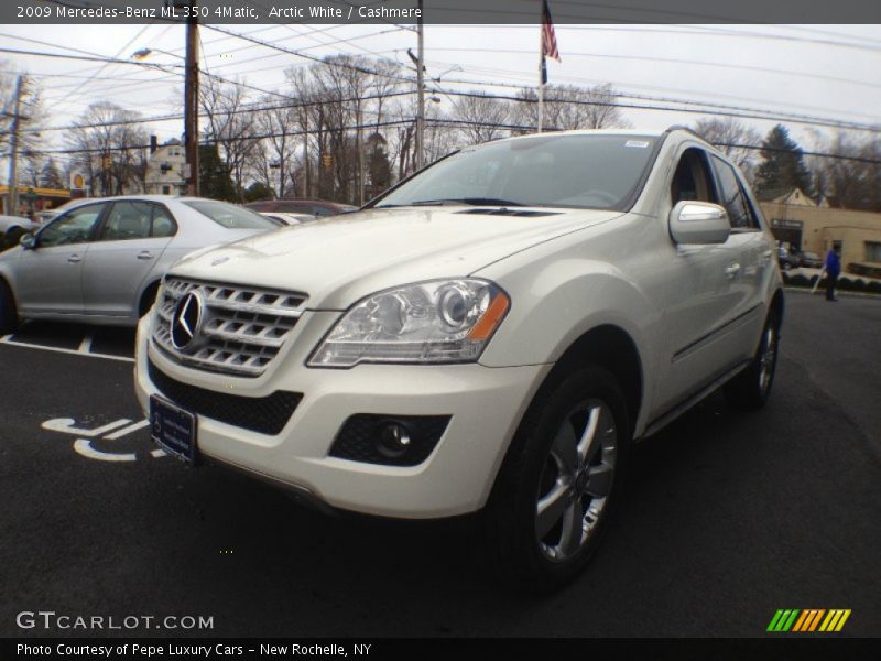 Arctic White / Cashmere 2009 Mercedes-Benz ML 350 4Matic