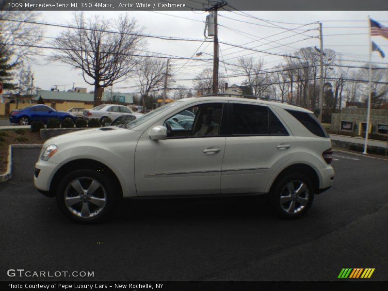 Arctic White / Cashmere 2009 Mercedes-Benz ML 350 4Matic