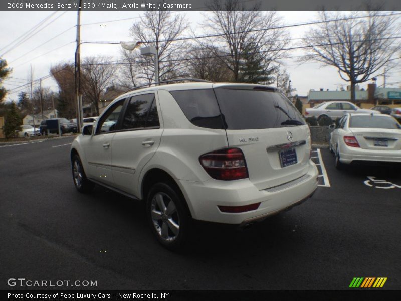 Arctic White / Cashmere 2009 Mercedes-Benz ML 350 4Matic