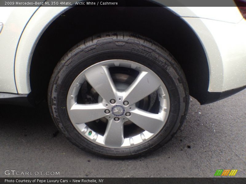 Arctic White / Cashmere 2009 Mercedes-Benz ML 350 4Matic