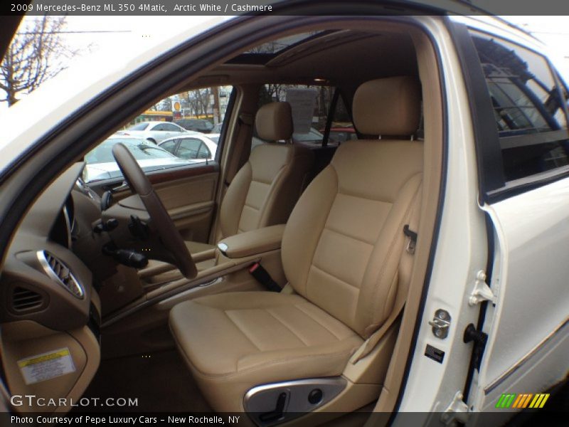 Arctic White / Cashmere 2009 Mercedes-Benz ML 350 4Matic