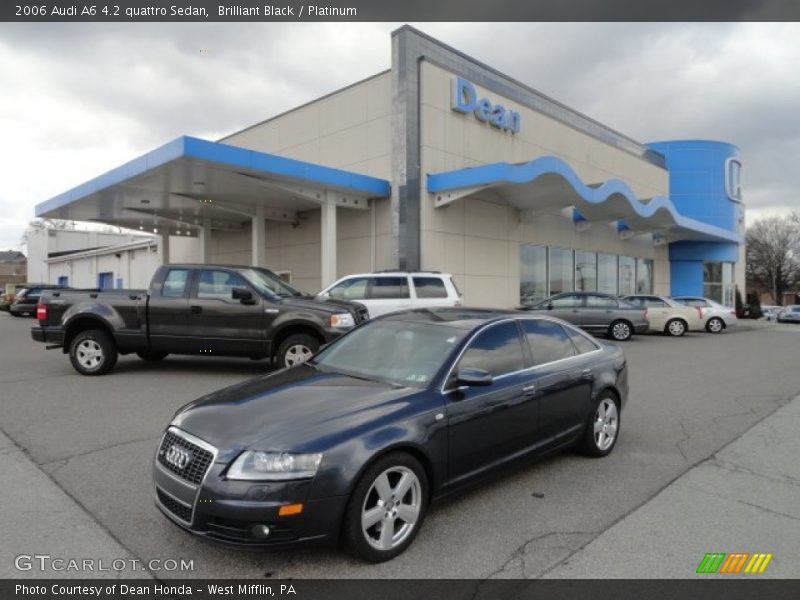 Brilliant Black / Platinum 2006 Audi A6 4.2 quattro Sedan