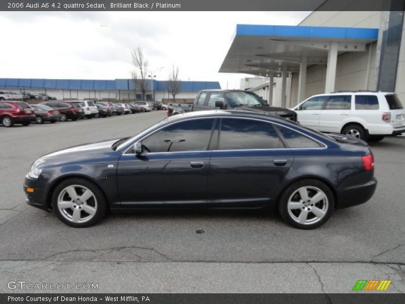 Brilliant Black / Platinum 2006 Audi A6 4.2 quattro Sedan