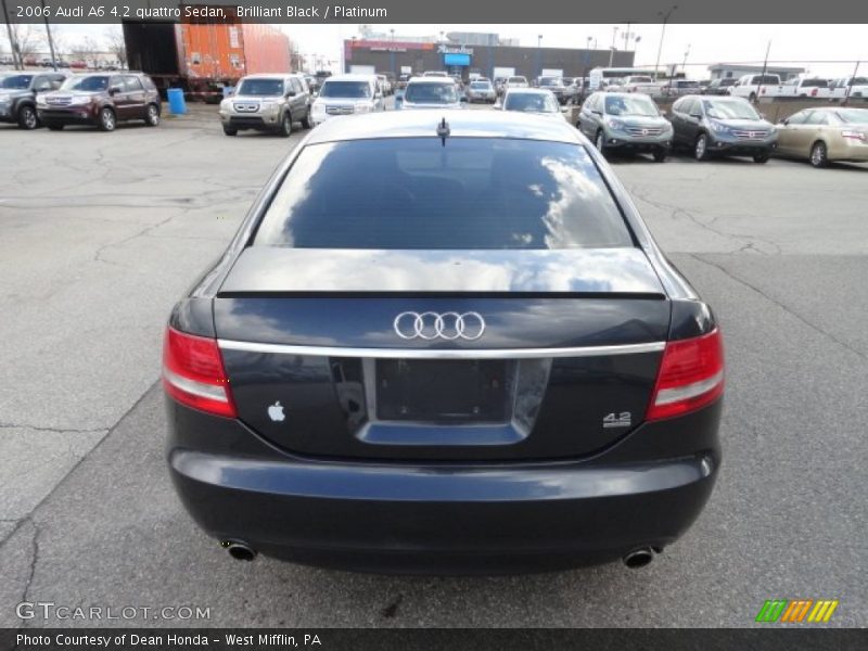 Brilliant Black / Platinum 2006 Audi A6 4.2 quattro Sedan