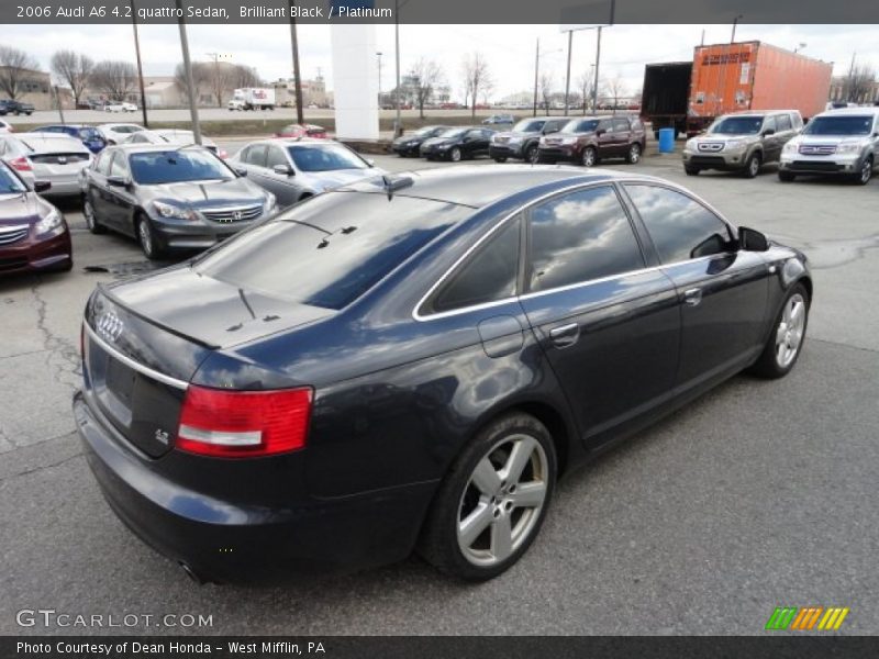 Brilliant Black / Platinum 2006 Audi A6 4.2 quattro Sedan