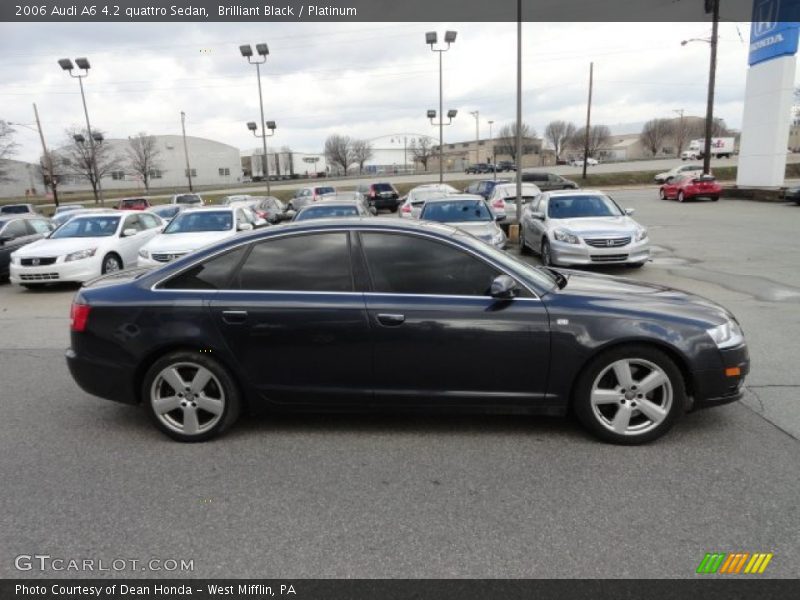 Brilliant Black / Platinum 2006 Audi A6 4.2 quattro Sedan