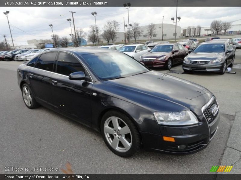 Brilliant Black / Platinum 2006 Audi A6 4.2 quattro Sedan