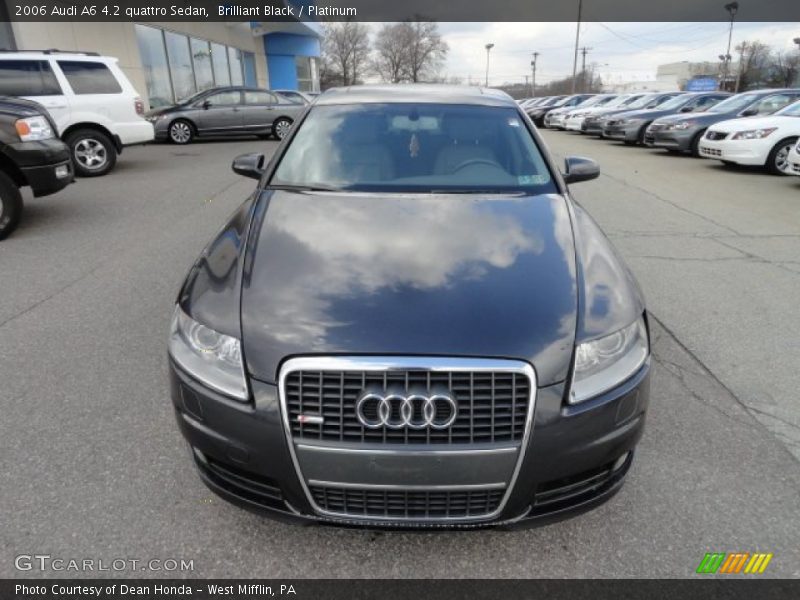 Brilliant Black / Platinum 2006 Audi A6 4.2 quattro Sedan